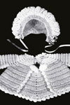 Infant's Cluster Stitch Jacket and Bonnet