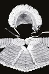 Infant's Cluster Stitch Jacket and Bonnet