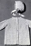 Infant's Coat and Bonnet