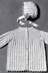 Infant's Coat and Bonnet