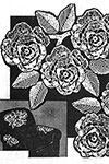 Cabbage Rose Chairback Set #R2979
