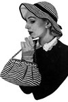 Brim Hat & Practical Pouch Bag