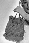 Casual Ruffled Drawstring Bag