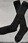 Child's Knee-Length Cable Socks