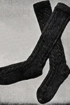 Child's Knee-Length Cable Socks