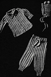 Baby's Three-Piece Knitted Legging Set #6006