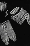 Baby's Three-Piece Crocheted Legging Set #6009