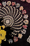 Pansy Wreath Doily