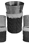 Knitted Glass Jackets