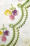 Pillow Case in Crocheted Embroidery