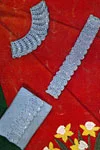 Glitter Collar, Belt and Bag Set