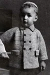 Knitted Tweed Coat and Cap