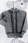 Cardigan with Borders