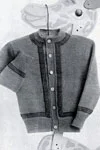 Cardigan with Borders