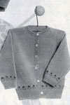Cardigan with Tulips