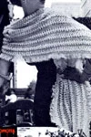 Dressy Stole with Metallic Thread