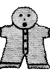 Gingerbread Boy Potholder