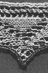 Knitted Lace Edging #8296