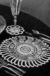 Sheer Circles Luncheon Set