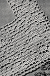 Filet Crochet Corner Motif #8274