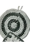 Striped Circle Potholder