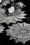 Peacock Tails Luncheon Set