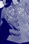 Snow Daisies Cardigan