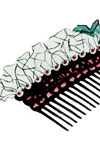 Satin & Sequins Comb Pattern