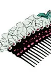 Satin & Sequins Comb Pattern