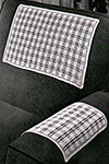 Gingham Square Chair Set