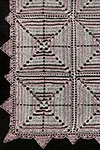 Ridged Square Bedspread