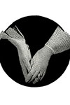 Mesh Glove with Open Gauntlet Cuff