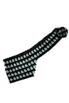 Checkerboard Curtain Tie-Back