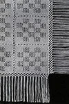 Checkerboard Knitted Bedspread