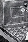 Crocheted Square with Corner Triangles