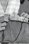 Popcorn Triangle Purse
