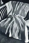 Knitted Cable Stitch Afghan