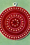 Red and White Potholder