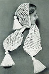 Knot Stitch Cap with Scarf