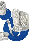 Crocheted Cap and Booties Pattern #3004
