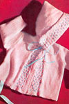 Knitted Sacque with Hood Set Pattern #3118