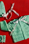 Knitted Baby Set Pattern #3119
