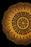 Gold Glory Doily