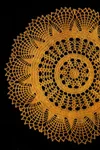 Gold Glory Doily
