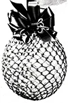 Pink Crocheted Glitter Ornament