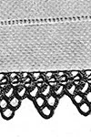 Pointed Medallion Crocheted Edging