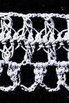 Hairpin Lace Edging Pattern #1852