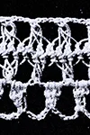 Hairpin Lace Edging Pattern #1852