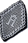 Filet Crochet Medallion Pattern #1856