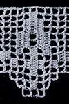 Filet Crochet Edging Pattern #1898